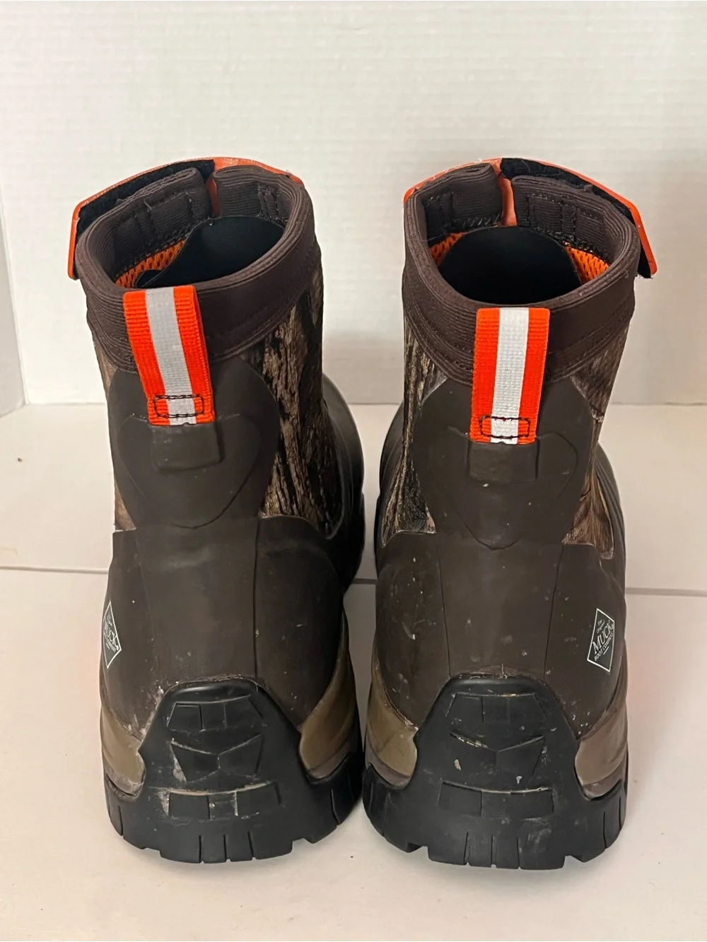 Original Muck Boot Co Men's Apex Mid Zip Boots Mens 13 Camo Waterproof w/Flaw